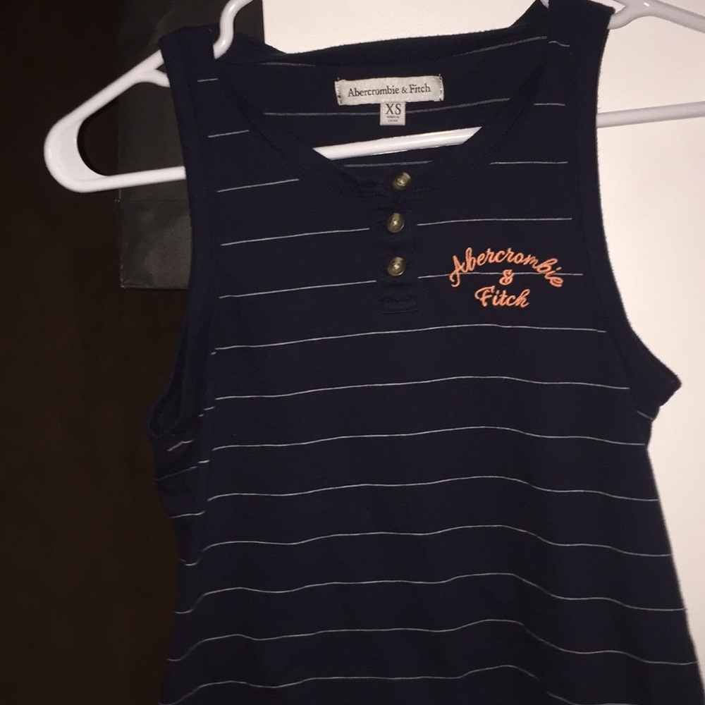 Striped tank Abercrombie and Fitch crop top